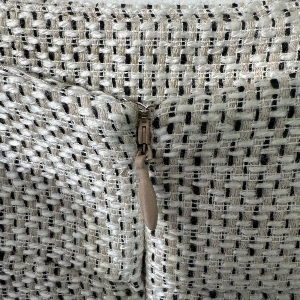 Pendleton city limits Black White tweed woven lined pencil skirt size 12